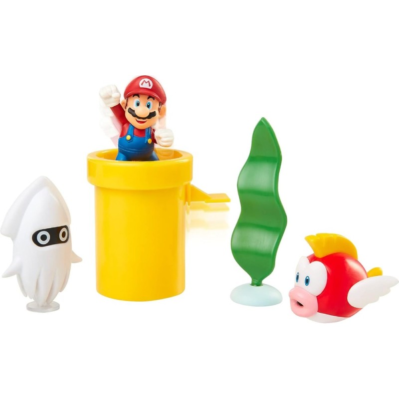 Set Mundo Submarino-super Mario diorama