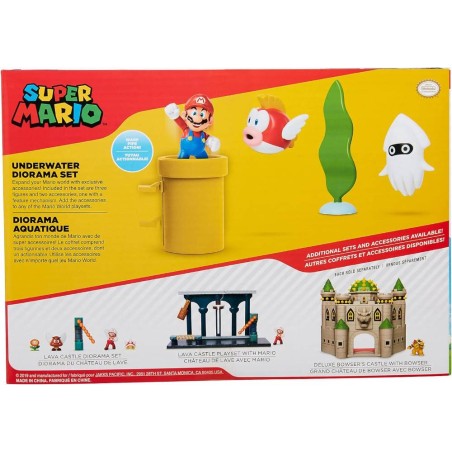 Set Mundo Submarino-super Mario diorama