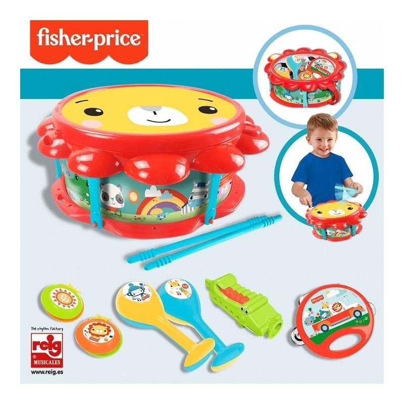 Tambor Instrumentos Leon Fisher Price 