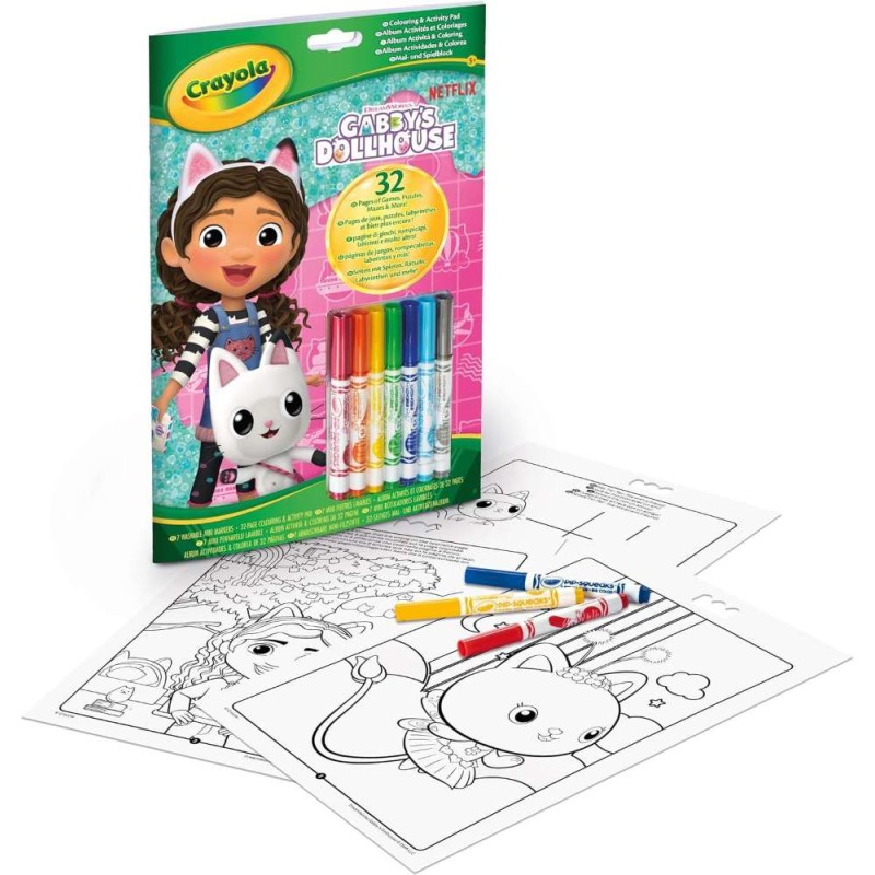 Libro Actividades Y Colorear Gabby Con 7