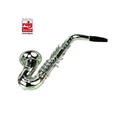 Saxofon Metalizado de 41 cm juguete musi