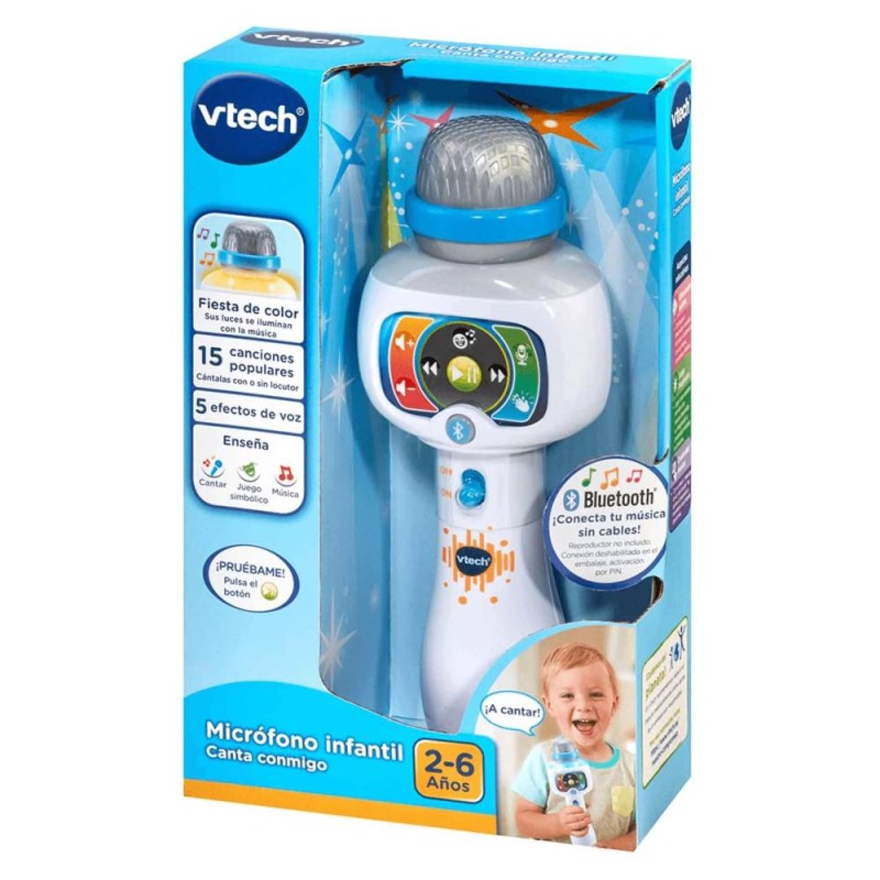 Micrófono infantil Canta conmigo blanco