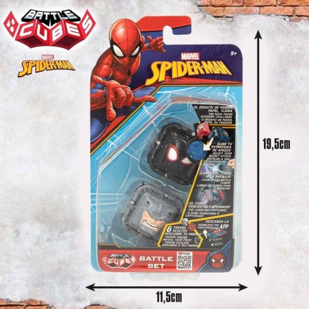 SPIDERMAN-BLISTER 2 BATTLE CUBES 3/S - D