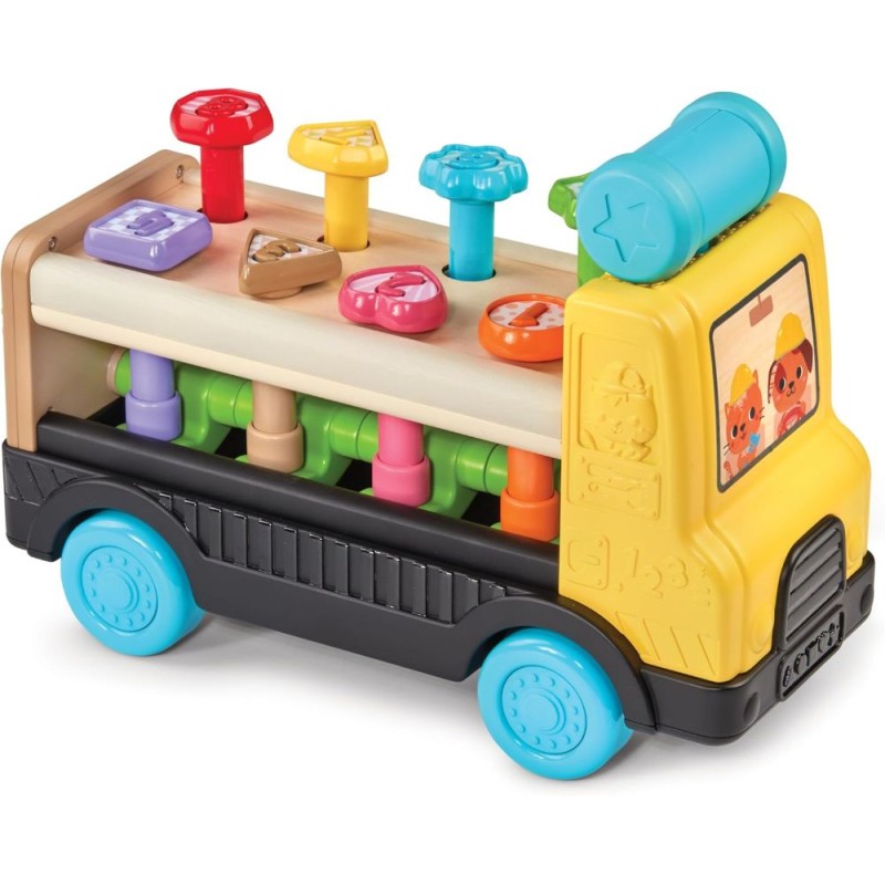 Juego de martillo Camión de formas Tap T