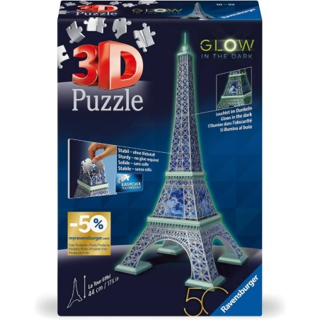 50° aniversario: Torre Eiffel Glow in th