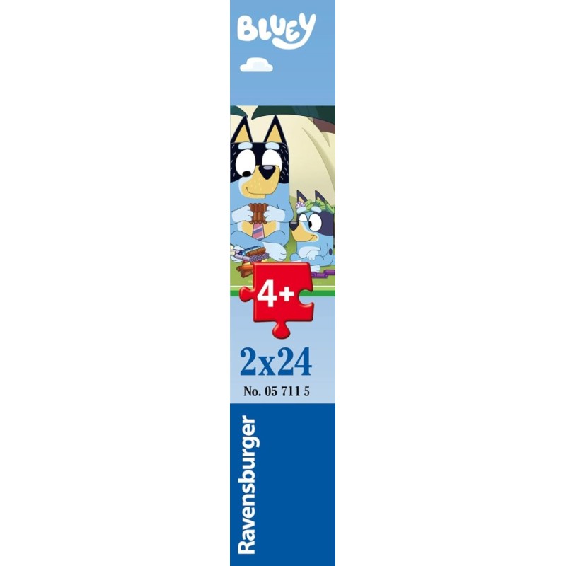 Bluey, 3 Puzzles de 49 piezas