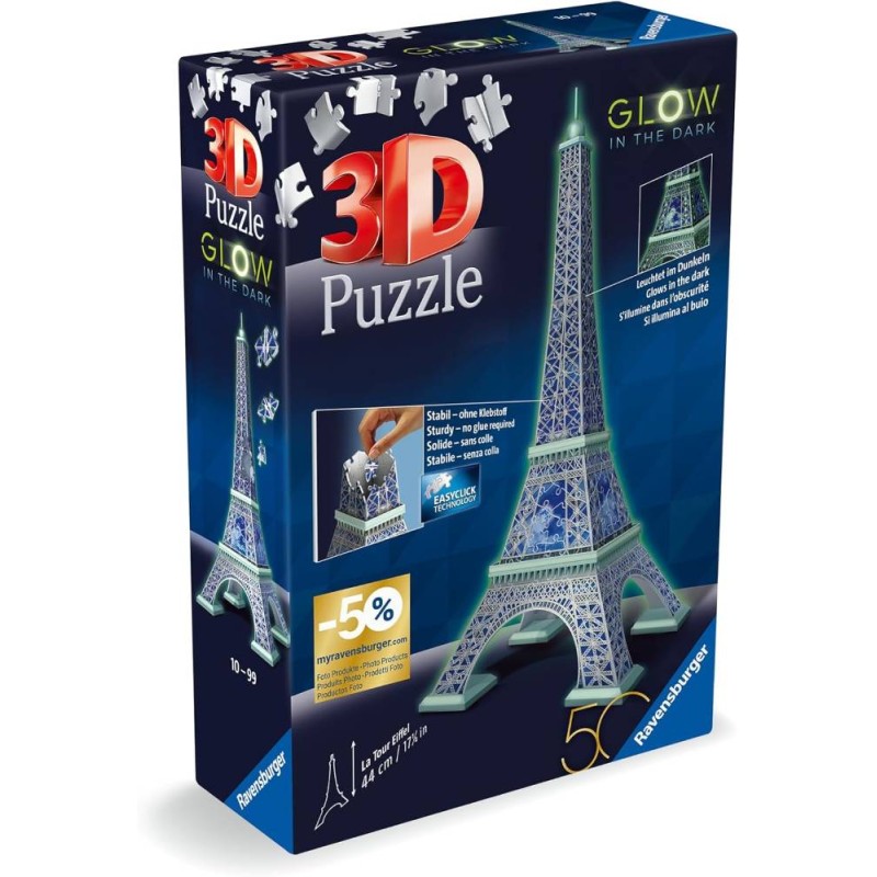 50° aniversario: Torre Eiffel Glow in th