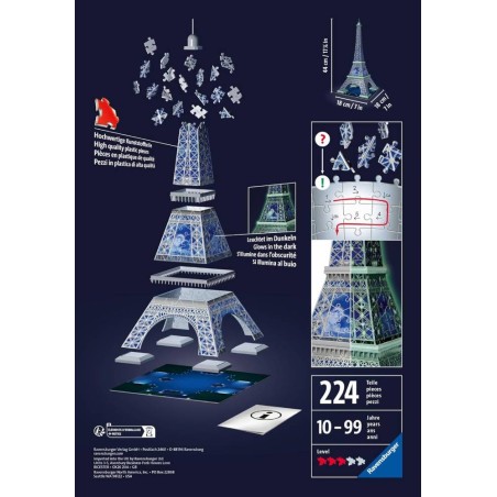 50° aniversario: Torre Eiffel Glow in th