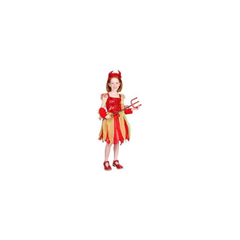 DISFRAZ DEMONIA DIABLESA 7-9  AÑOS