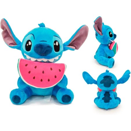 Peluche Stitch con sandía 25 cm