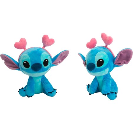 Peluche Stitch Corazones 25 cm
