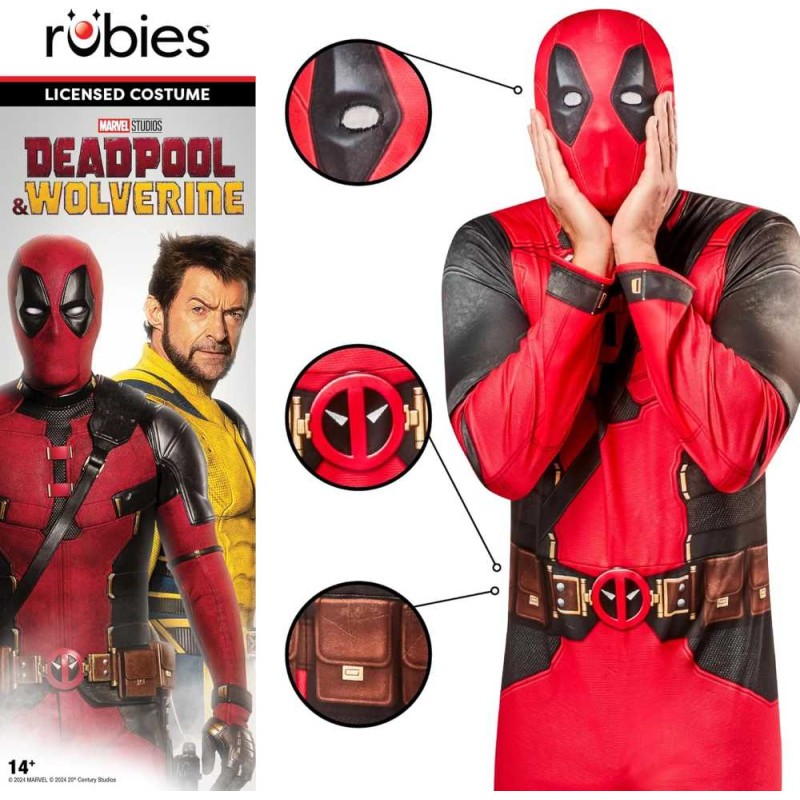 DISFRAZ DEADPOOL CLASSIC AD T.M