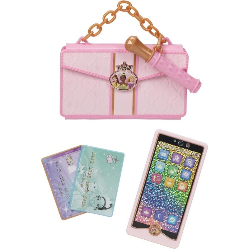 Set bolso + teléfono móvil Princesas Dis