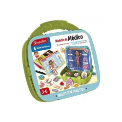Maletin magnetico de medico educativo