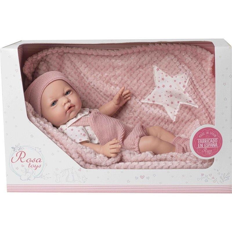 Muñeca reborn recien nacido mantita musi
