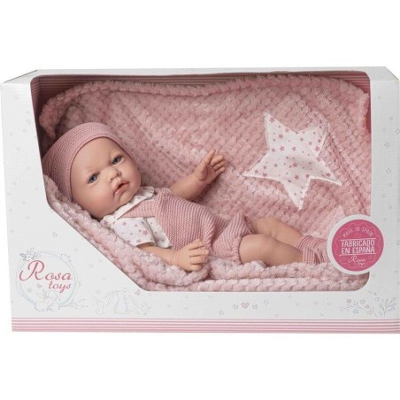 Muñeca reborn recien nacido mantita musi