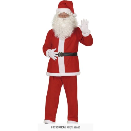 DISFRAZ PAPA NOEL SANTA T.S 46-48