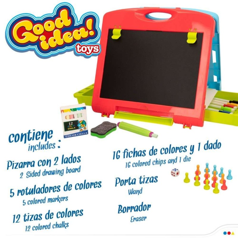 GOOD IDEA-PIZARRA DOBLE CARA  34 X 29 X 
