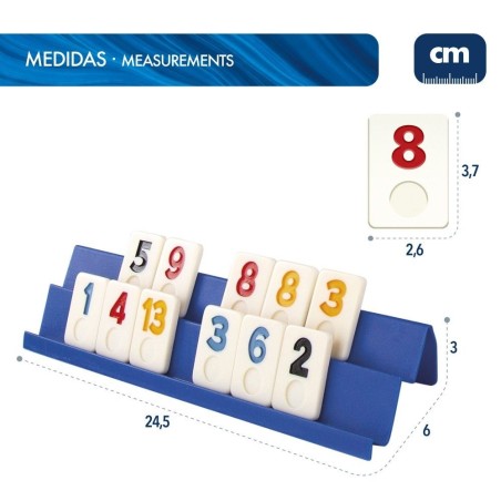 CB GAMES - JUEGO RUMMI C/BOLSA