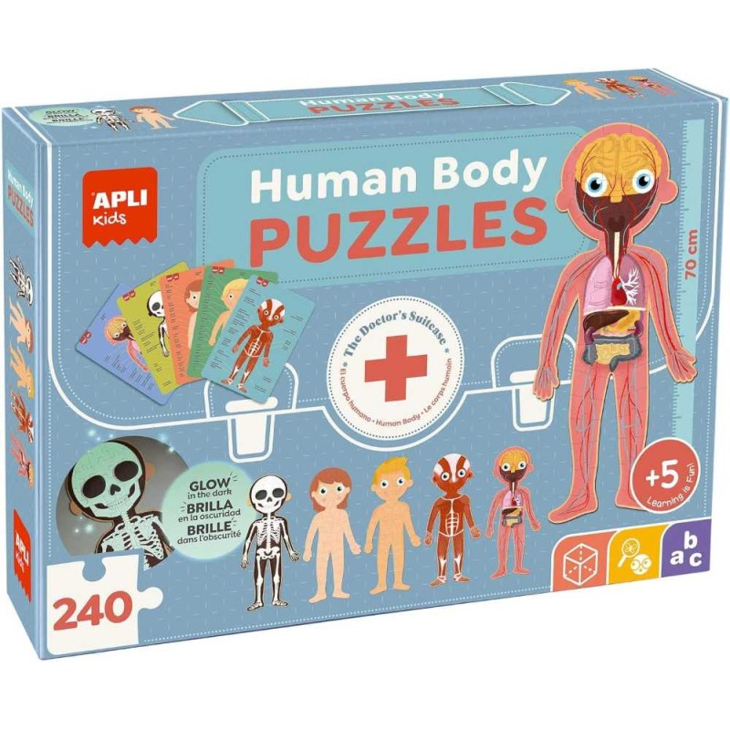 Puzzles educativos Cuerpo Humano