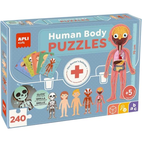 Puzzles educativos Cuerpo Humano