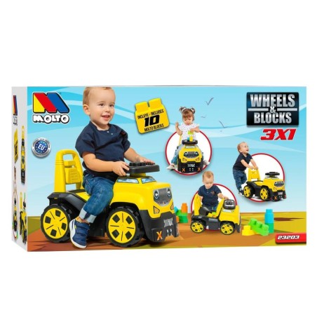 Correpasillos jeep 3en1 con bloques