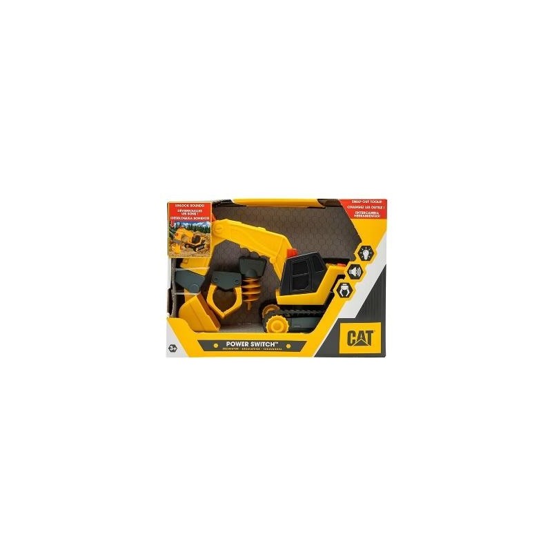 CAT - Excavadora con 3 Cabezales
