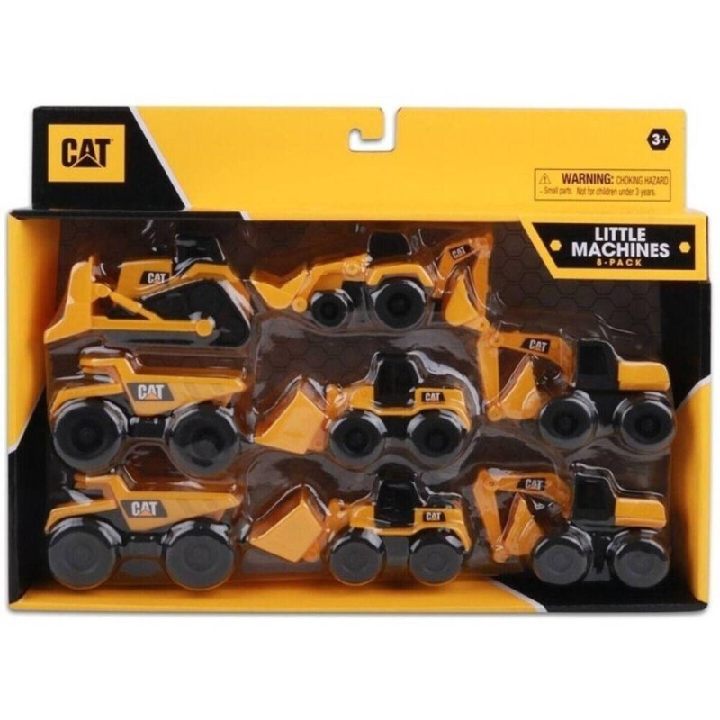 CAT - Little Machines - Pack de 8 vehícu