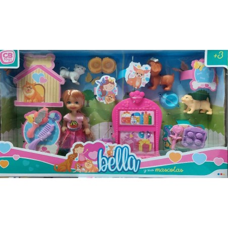 BELLA SET MUÑECA CON ACCESORIOS
