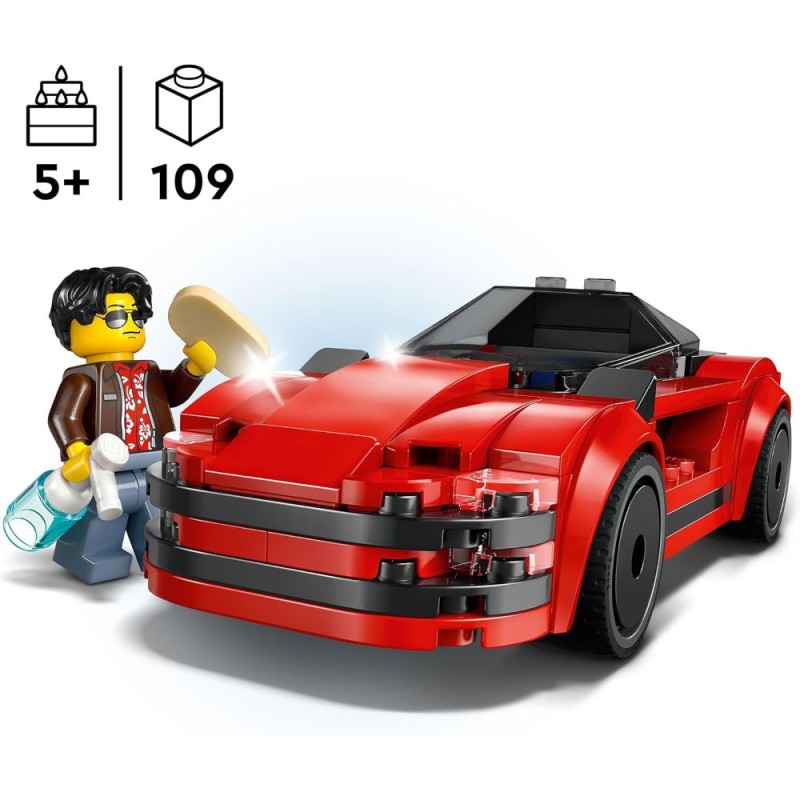60448 Red Sports Car Lego