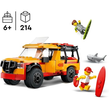 60453 Lifeguard Beach Rescue Truck Lego