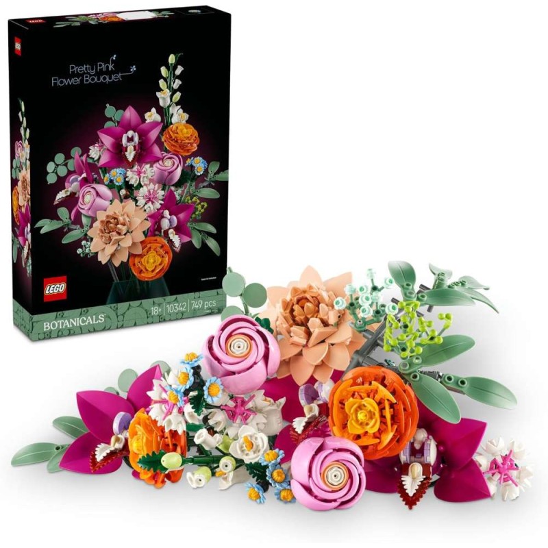 10342 Pretty Pink Flower Bouquet Lego