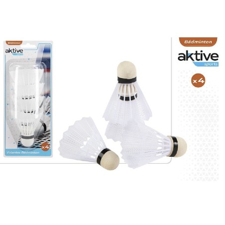 BLISTER 4 PLUMAS BADMINTON - AKTIVE SPOR