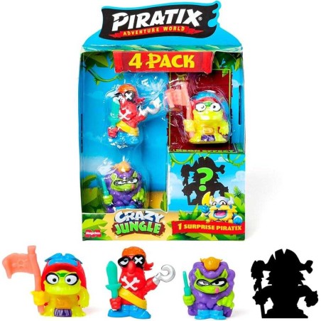 PIRATIX CRAZY JUNGLE - Four Pack Asst.12