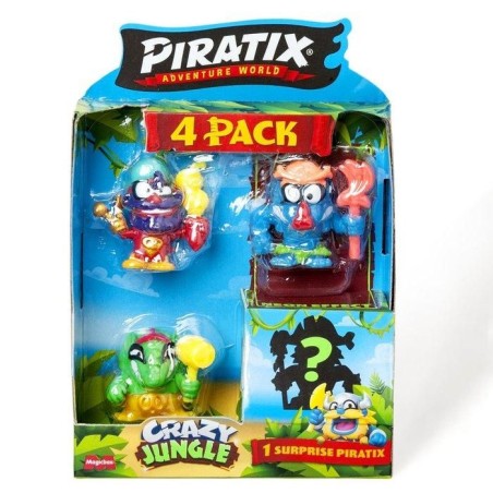 PIRATIX CRAZY JUNGLE - Four Pack Asst.12