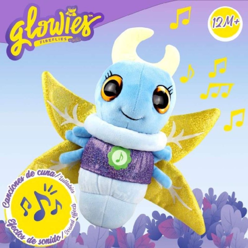 GLOWIES - LUCIERNAGA PELUCHE AZUL C/LUZ
