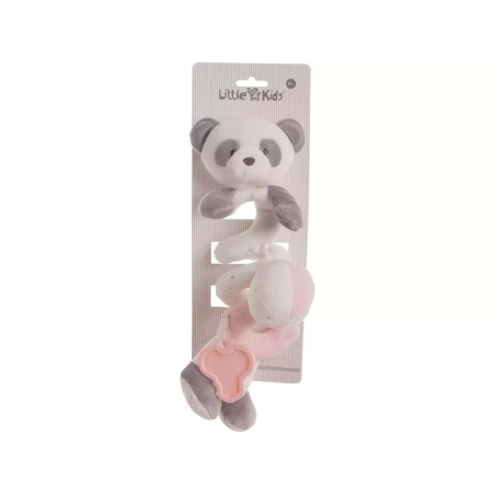 Espiral baby panda rosa 25cm