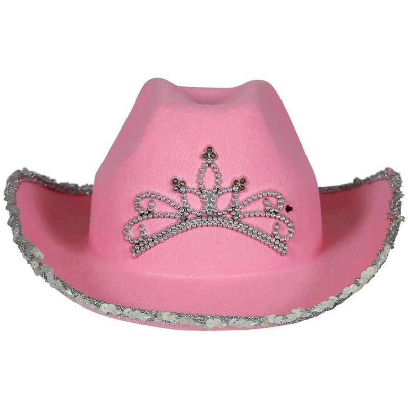 SOMBRERO COWBOY FIELTRO  ROSA, INFANTIL