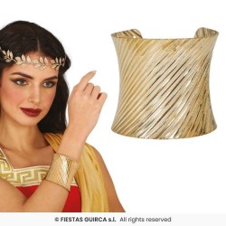 BRAZALETE METALICO ORO, ADULTA
