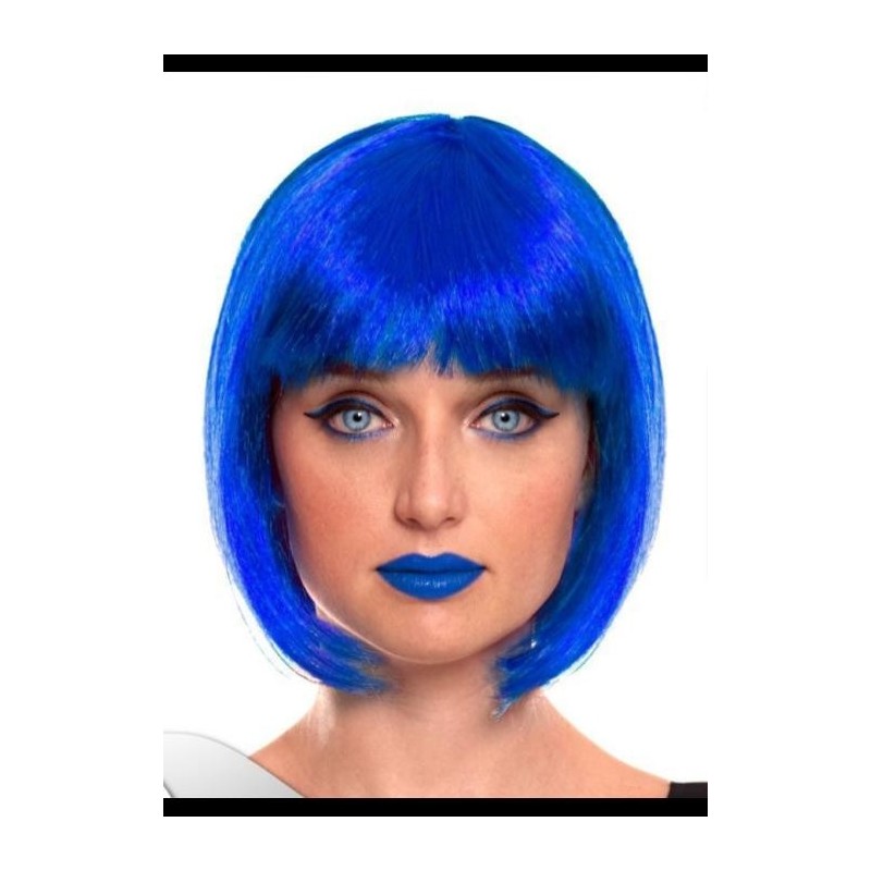PELUCA MEDIA MELENA AZUL 100 GR.
