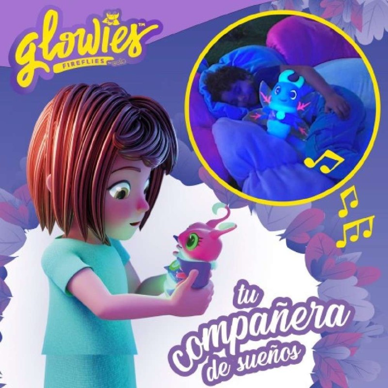 GLOWIES - LUCIERNAGA PELUCHE AZUL C/LUZ