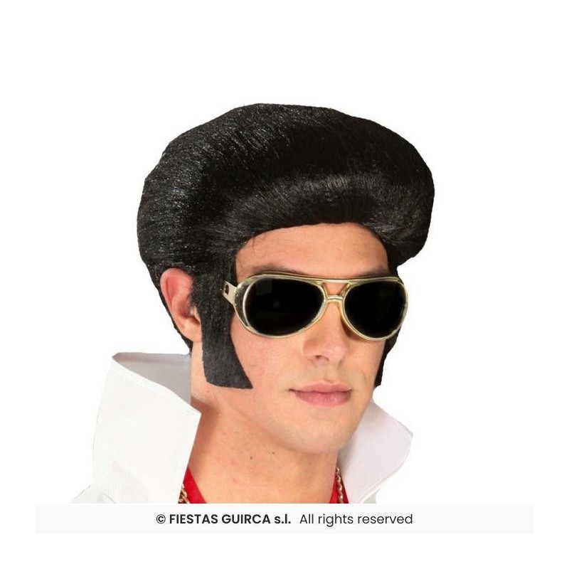 PELUCA REY DEL ROCK ELVIS