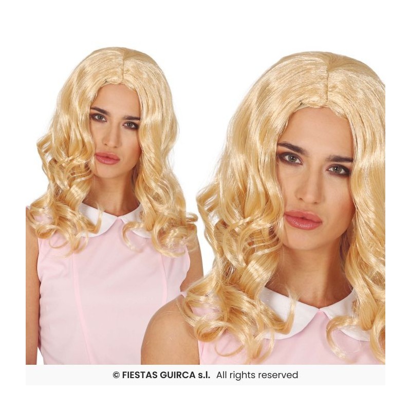PELUCA RUBIA EN CAJA