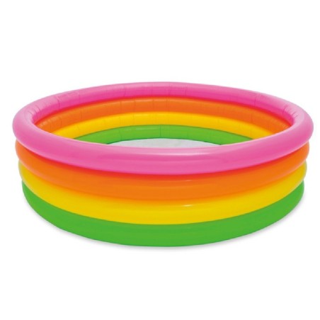 PISCINA CIRCULAR HINCHABLE 4TUBOS COLORE