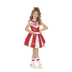 DISFRAZ ANIMADORA CHEERLEADER 7-9 Años