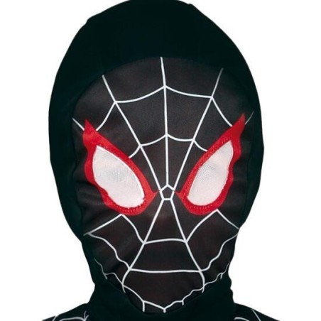 Disfraz Spiderman Negro MILES Rojo 5-6 A