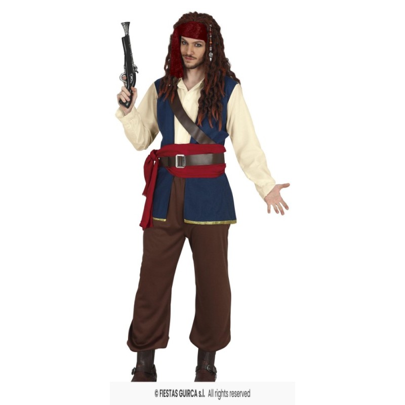 DISFRAZ PIRATA JACK AZUL (L)