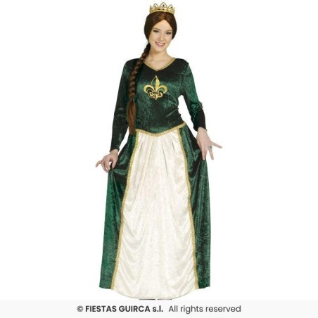DISFRAZ REINA MEDIEVAL FIONA (S)