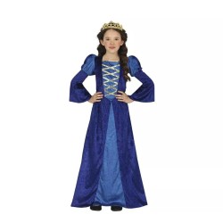 DISFRAZ MEDIEVAL DAMA AZUL 10-12 Años
