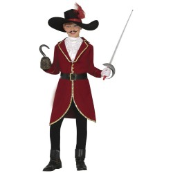 DISFRAZ PIRATA CAPITAN GARFIO 5-6 Años